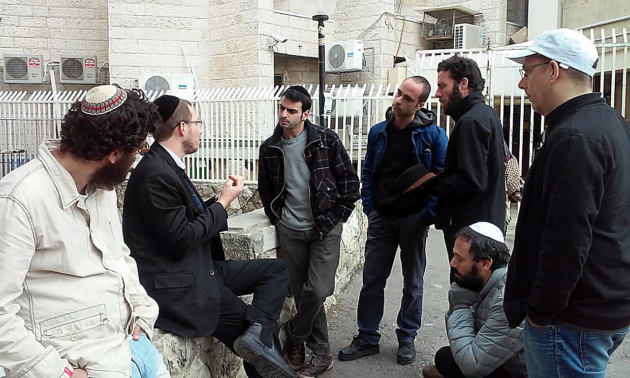 סטודנטים לאמנות פוגשים אברך